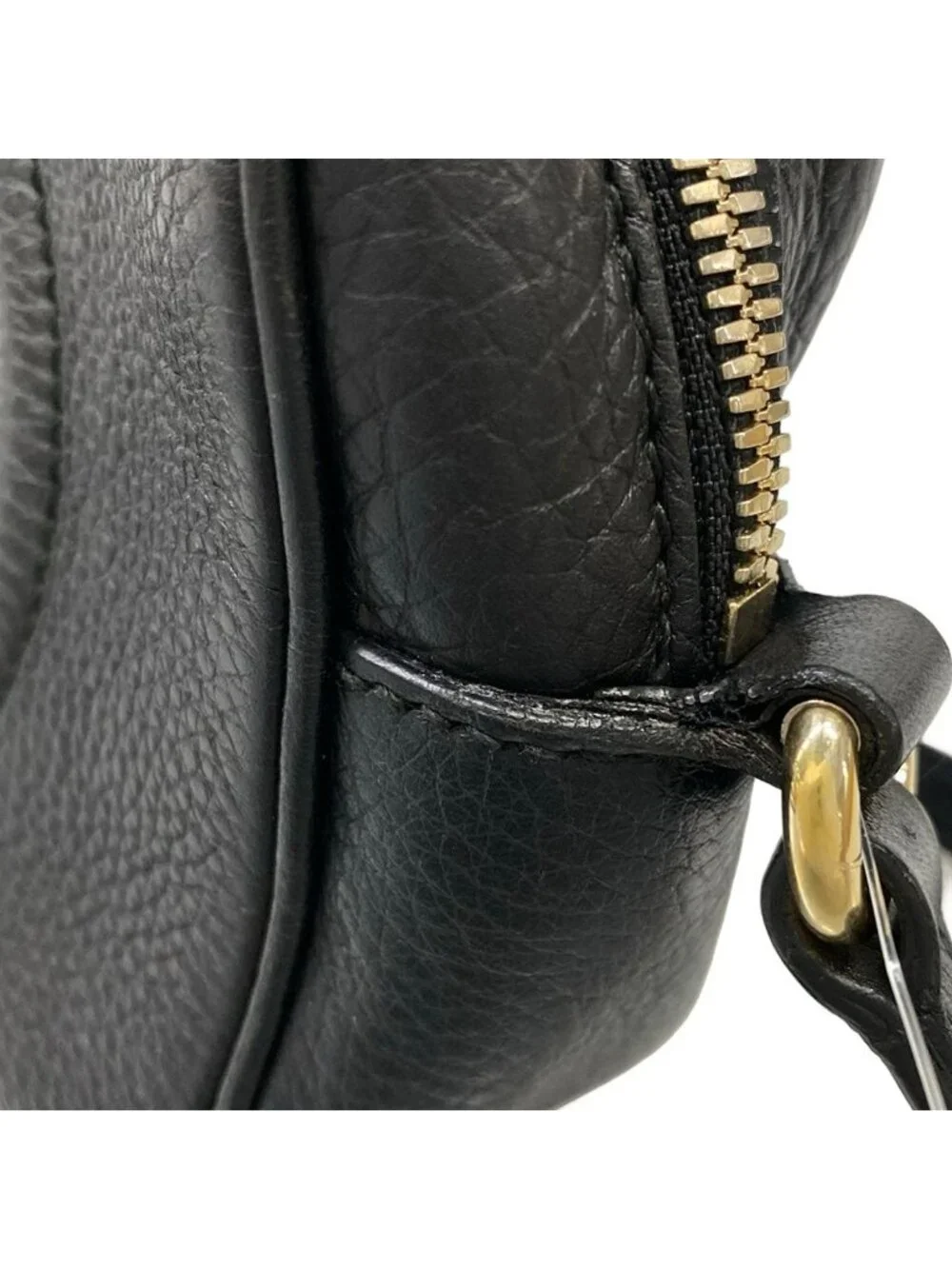Gucci Shoulder Bag Soho Black Leather